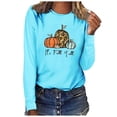 thumbnail image 1 of Staron Chandails à Manches Longues pour Femmes Mode d'Automne It's Fall Yall T-Shirts Hauts Citrouille Graphique Chic Décontracté Chandail Col Rond Tendance Mignon Tuniques Hauts Cadeaux d'Anniversaire pour Elle, 1 of 3
