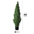 thumbnail image 3 of 4ft Artificial Topiary Cedar Trees for Outdoor/Indoor Use with Pot(set of 2), 3 of 6