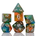 thumbnail image 1 of Sirius Dice Persimmon Punch 7ct Set Juego de rol poliédrico, 1 of 2