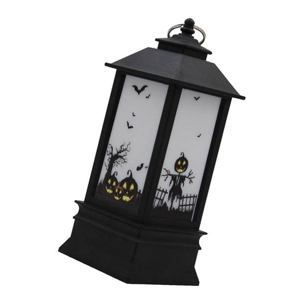 Decoración de Halloween Cabaza Castillo LED Linterna colgante Lámpara de luz Fiesta en : pequeña lámpara de cabaza Sunnimix Halloween LED Pumpkin Light