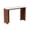 White and Walnut, variant on Hawsaiy 55" Bar Table, 36.4" High Pub Table with Thick Faux Marble Tabletop, Counter Height Dining Table, Narrow Sofa Table for Kitchen, Dining Room, Living Room (White)