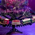 thumbnail image 6 of BESTSKY Electric Christmas Train, Electric Train Tracks Set, Christmas Toy, Sound & Light Electric Christmas Train for Kids Boys Girls 3-8 Year Old for Around the Tree, 6 of 7