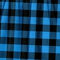 thumbnail image 4 of Ltctricy Children's Fuzzy Fleece Pants Boys Girls Elastic Waist Wide Leg Plaid Flannel Pants Plush Warm Bottoms(Blue,13-14 Years), 4 of 5