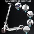 thumbnail image 2 of KKA Electric Scooter Adults, 350W Motor 16 MPH/18 Miles, 8.5" Air Tire, Folding E Scooter White, 2 of 8