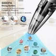 thumbnail image 2 of Handheld Vacuum Cleaner for Car and Home - Powerful Cyclonic Suction - Portable, Wet and Dry - 6000PA, 2 of 4