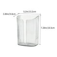 thumbnail image 5 of Fufafayo under $5 Wall Mounted Clear Tissue Box Holder, Plastic Facial Napkin Box for Bathroom, Kitchen, Bedroom, 5 of 9