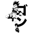 thumbnail image 7 of Hunter X Hunter Gon Line Art Men's White Crew Tee - 5XL, 7 of 7