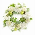 thumbnail image 3 of Melrose Peony and Hydrangea Floral Artificial Wreath - 21.25” - Unlit, 3 of 3