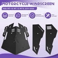 thumbnail image 4 of Motorcycles Windscreen for Yamaha MT15 2019-2020 Screen Black, 4 of 5
