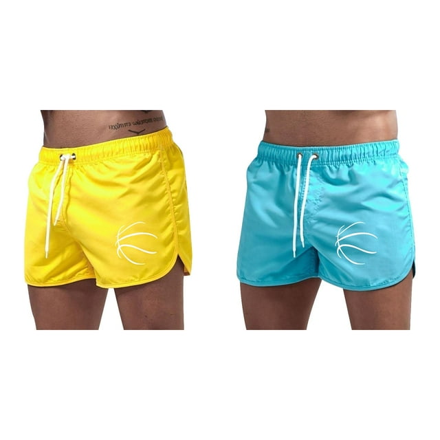 *2 Pcs Maillots de Bain Hommes Shorts de Bain Hommes Shorts de Planche Hommes avec Compresse Shorts de Planche Hommes Shorts de Bain Hommes Maillots de Bain Hommes Maillots de Bain Hommes Trunks de Bain