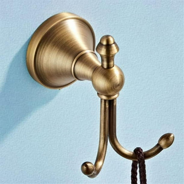 Vintage brass towel hook best sale