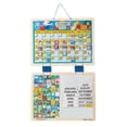 thumbnail image 3 of Melissa & Doug Monthly Magnetic Calendar With 133 Magnets and 2 Fabric-Hinged Dry-Erase Boards, 3 of 6