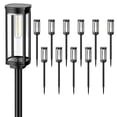 thumbnail image 3 of BITPOTT Bright Solar Walkway Lights Outdoor, 12 Pack Bright Solar Lights Outdoor, Auto On/Off, IP65 Waterproof Landscape Lighting for Yard Patio Walkway Driveway Pathway (Cool White), 3 of 9