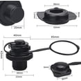 thumbnail image 2 of 2 PCS Spiral Inflation Valve with Universal Cap One-way Inflation Valve Replacement Spare Part Annex Accessory for Inflatable Boat Repair Inflatable Dinghy, 2 of 5