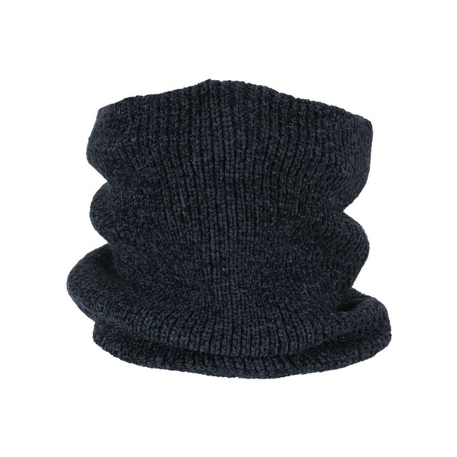 Unique Bargains Cache-Cou d'Hiver, Cache-Cou pour Homme, Bleu Marine