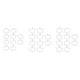thumbnail image 1 of 30 unids Borrar pantalla Soporte Cristal Ball Quartz Sphere Base Pedestal Soporte de pedestal, 1 of 9
