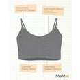 thumbnail image 3 of MeMoi  2 Pair Pack Gathered Front Cup Training Bra - Girls - Female, XL-16, Light Gray Heather, 3 of 7