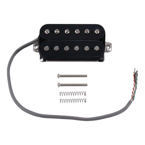 Electric Guitar Humbucker Pickups Bridge Alnico V Black