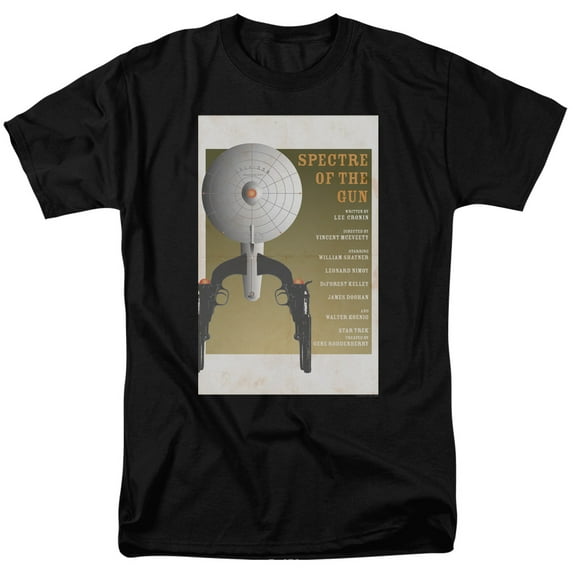 Star Trek Tos Episode 61 Adult 18/1 T-Shirt Black