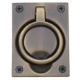 thumbnail image 1 of Baldwin 0395050 lush Ring Pull - Antique Brass, 1 of 1