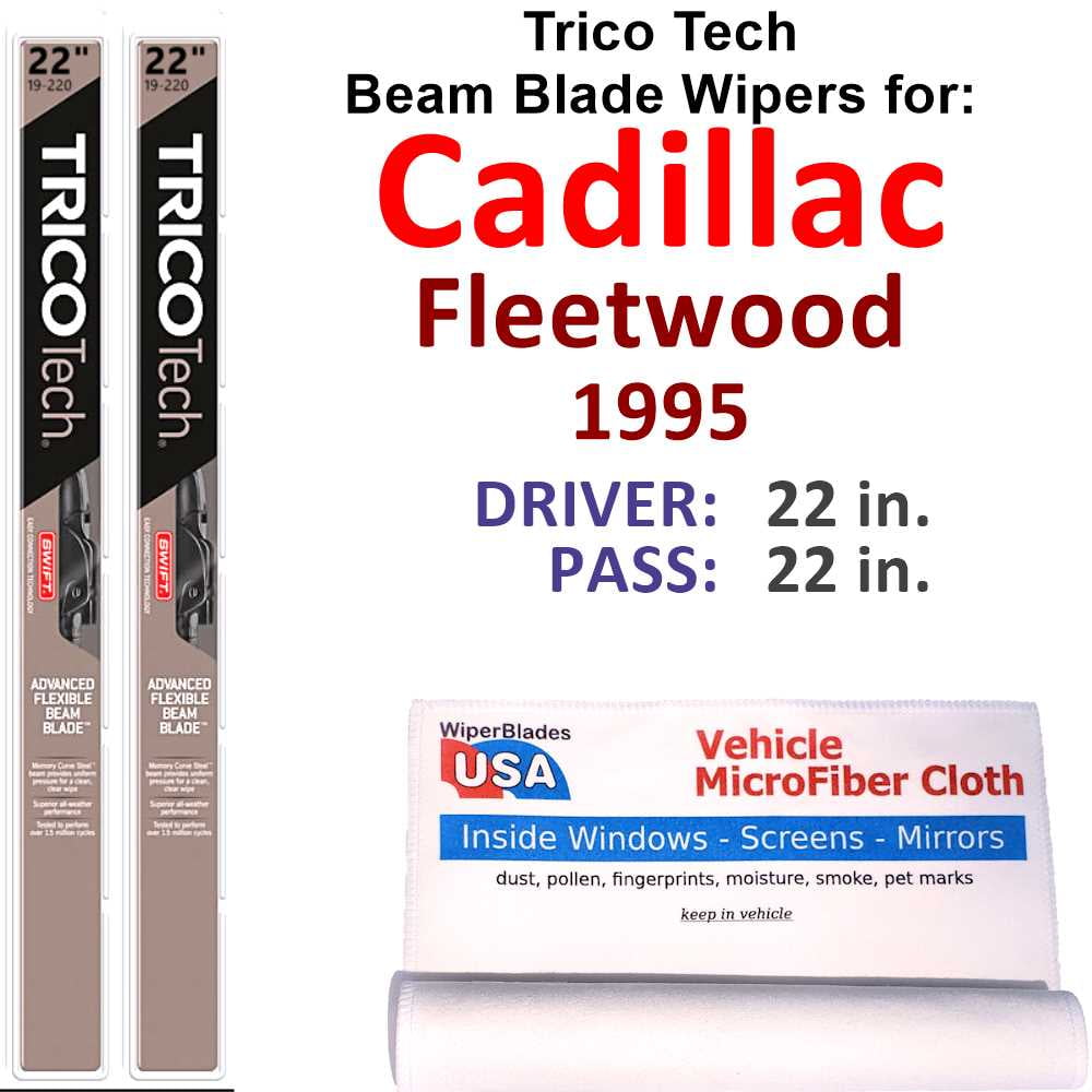 1995 Cadillac Fleetwood Beam Blade Wipers (Set of 2)