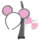 thumbnail image 1 of Conjunto de disfraz de ratón de 3 piezas: incluye orejas de ratón, diadema, pajarita y cola de ratón, accesorios de ratón para Halloween, disfraces, fiestas, cosplay y eventos temáticos, 1 of 7