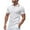 White, variant on Kaemgyyd Golf Shirts for Men Solid Color Performance Breathable Collared Top Lightweight Striped Button Short Sleeve Tee