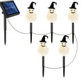 thumbnail image 1 of relayinert Solar powered Halloween pumpkin lantern ground mounted lantern, 1 of 9