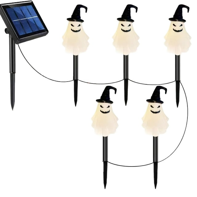 Decodeary Warm White LED Lights For Festive Outdoor Halloween Decor Outdoor Halloween 4