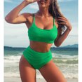 thumbnail image 1 of Bikini de dos piezas, Bikini de dos piezas Traje de baño de mujer de cintura alta Bikini Características mejoradas, 1 of 6