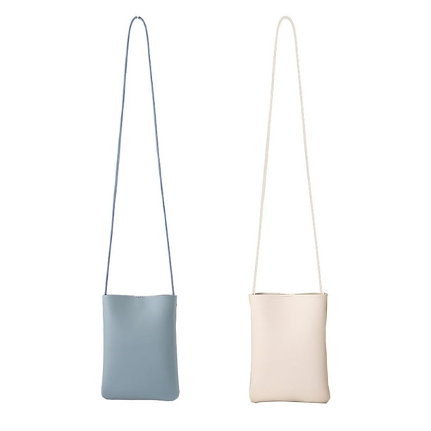 Monedero pequeño para teléfono móvil para mujer - Bolso bandolera ligero de piel sintética para mujer, 2 piezas Estilo: Estilo 2;:;