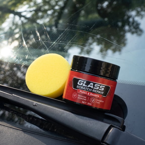Car Glass Polish Water Stain Remover Scratch Remover Windshield Side Windows Transparency Restorer