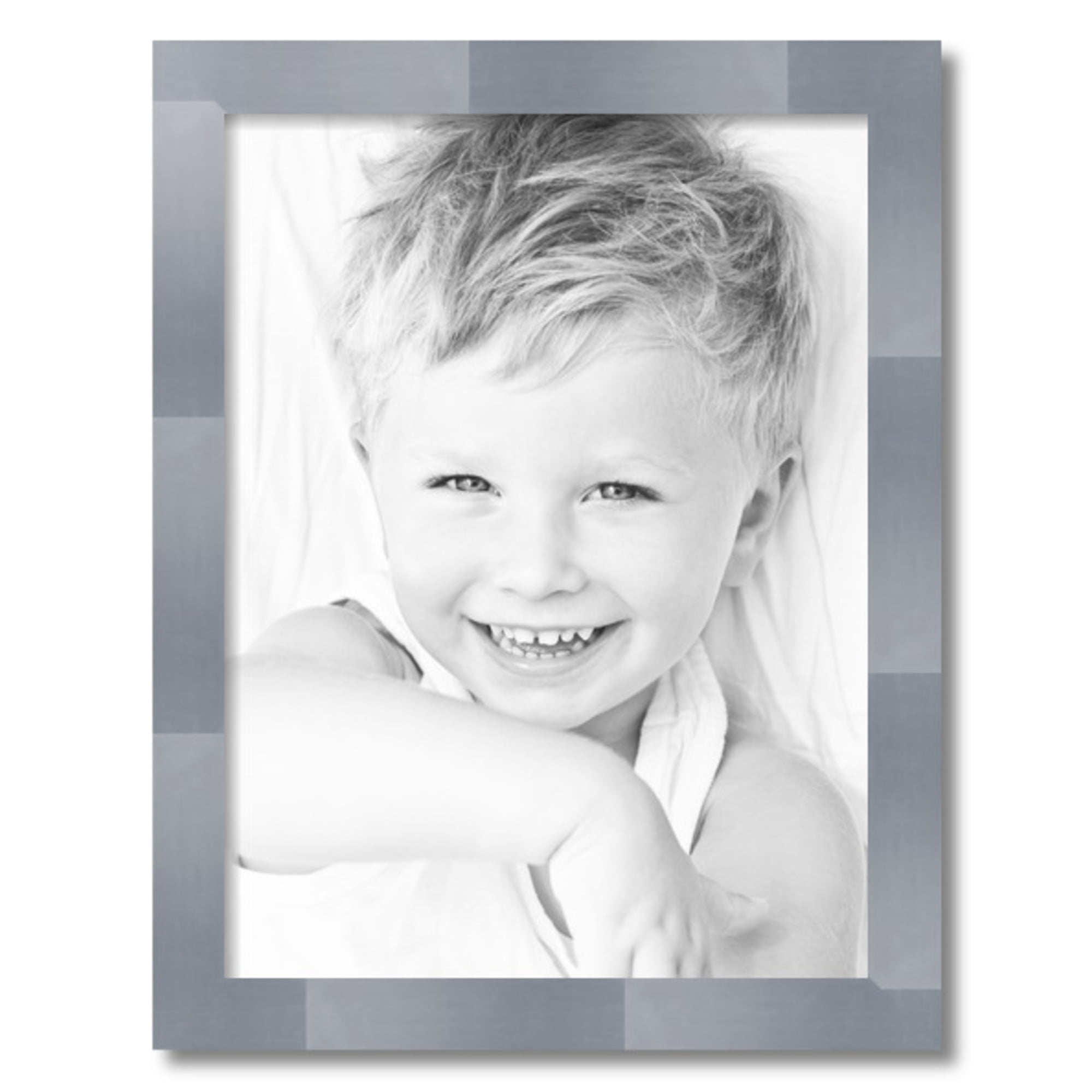 ArtToFrames 18" x 24" Light Silver Picture Frame, 18x24 inch Silver Wood Poster Frame (WOM-4827), 2 Pack