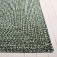thumbnail image 4 of Safavieh Braided Shelagh Abstract Machine Washable Reversible Area Rug, Dark Green, 5' x 5' Square, 4 of 11