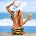 thumbnail image 5 of Crocodile Starry Sky Sunflower Detachable Sponge Bikini Set | Adjustable Strap One-Piece Swimsuits, Two-Pack, 5 of 6