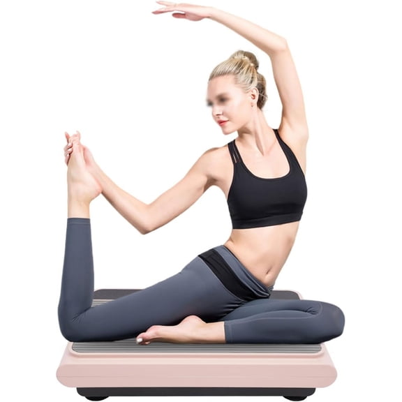 Miumaeov Vibration Plate Exercise Machine, Whole Body Workout Vibration Fitness Platform, Home Training Equipment for Weight Loss & Toning