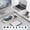 Blue White, variant on AULA S99 99-Key Wireless Membrane Gaming Keyboard, RGB Illuminated, Tri-Mode, Knob, Compact 96%, 10-Key Pad, USB-A, Rechargeable, White/Green