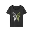 thumbnail image 1 of Camiseta para mujer con cuello redondo, ropa, disfraz, camiseta básica para oficina, viajes, vacaciones S, 1 of 7