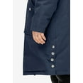 thumbnail image 3 of Ellos Women's Side-Snap Zip-Front Parka Coat, 3 of 5