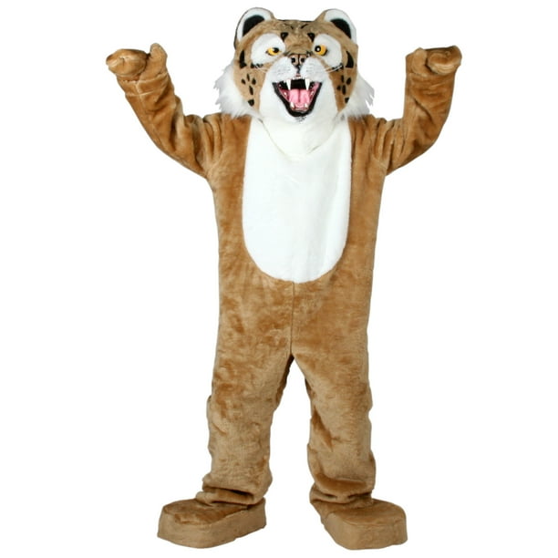 Bobcat Economy Mascot Men's Adult Halloween Costume - Walmart.com ...