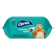 3 Pack - Charmin Flushable Wipes Refill, Twin Pack, 80 ea