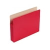 Smead 3 1/2" Exp Colored File Pocket Straight Tab Letter Red 73231