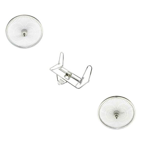 Chrome Lowrider Trike Conversion Kit for 20 inch Bike. Comes with Two chrome 144 spoke wheels. Tricycle, Trike, three-wheel bike conversion kit