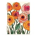 thumbnail image 7 of FORMRS 1-Subject Spiral Notebook 8" x 5" College Ruled 60 Refillable Sheet A5 Hard Cover, 2 Pack, Hand Drawn Floral, 7 of 7