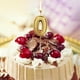 thumbnail image 1 of Fiudx Vela con Número Dorado, Elegante Decoración para Tarta de Cumpleaños, Cera Duradera, Accesorio Versátil para Fiestas, Bodas y Celebraciones, Tamaño de 5 X 13 Cm, Incluye Instrucciones de Uso Se, 1 of 5