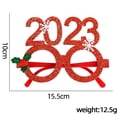 thumbnail image 1 of Decoraciones navideñas Gafas navideñas Astas de muñeco de nieve Marcos de gafas Adornos navideños lindos, 1 of 4