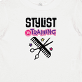 thumbnail image 4 of Inktastic Future Hair Stylist in Training Girls Baby T-Shirt, 4 of 5