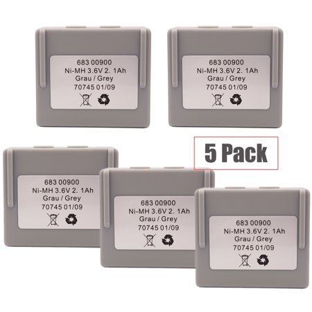 SHENYANG 5PCS 3.6V 1800mAh 1.8Ah Battery 68300900 for HETRONIC Remote Control New