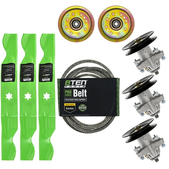 8TEN Spindle Blade Belt Idler Rebuild Kit for 50 inch Cub Cadet MTD SLT1550 MK1002394