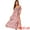 Pink, variant on DARING DIVA Floral Dress Midi Beach Summer Dress XS Dark Blue